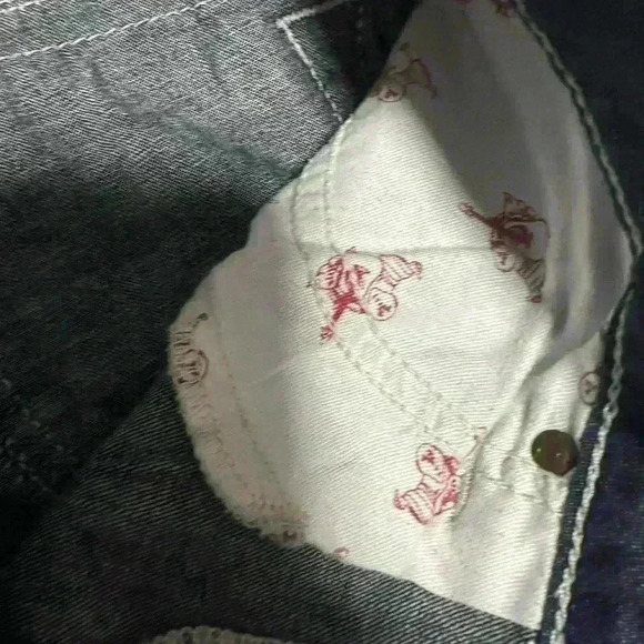 177. True Religion Becky Jeans 31 Bootcut Low Rise Dark Wash 5 Pocket - Picture 8 of 8